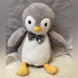 Scentsy Buddy Polar the Penguin Gray Plush Stuffed Toy So Smell /No Scent Packs